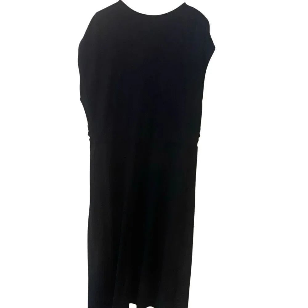 Lands end size 3XL black sun dress sleeveless long length